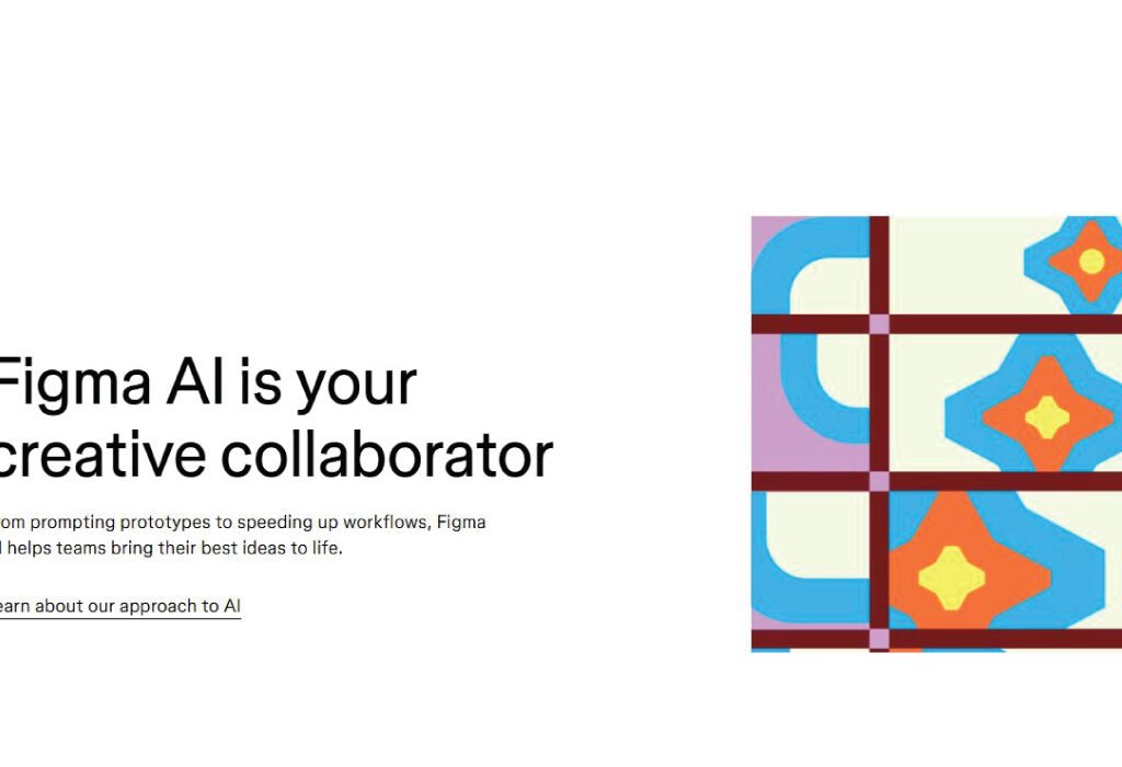 Figma AI website with the text Figma AI is your creative collaborator.