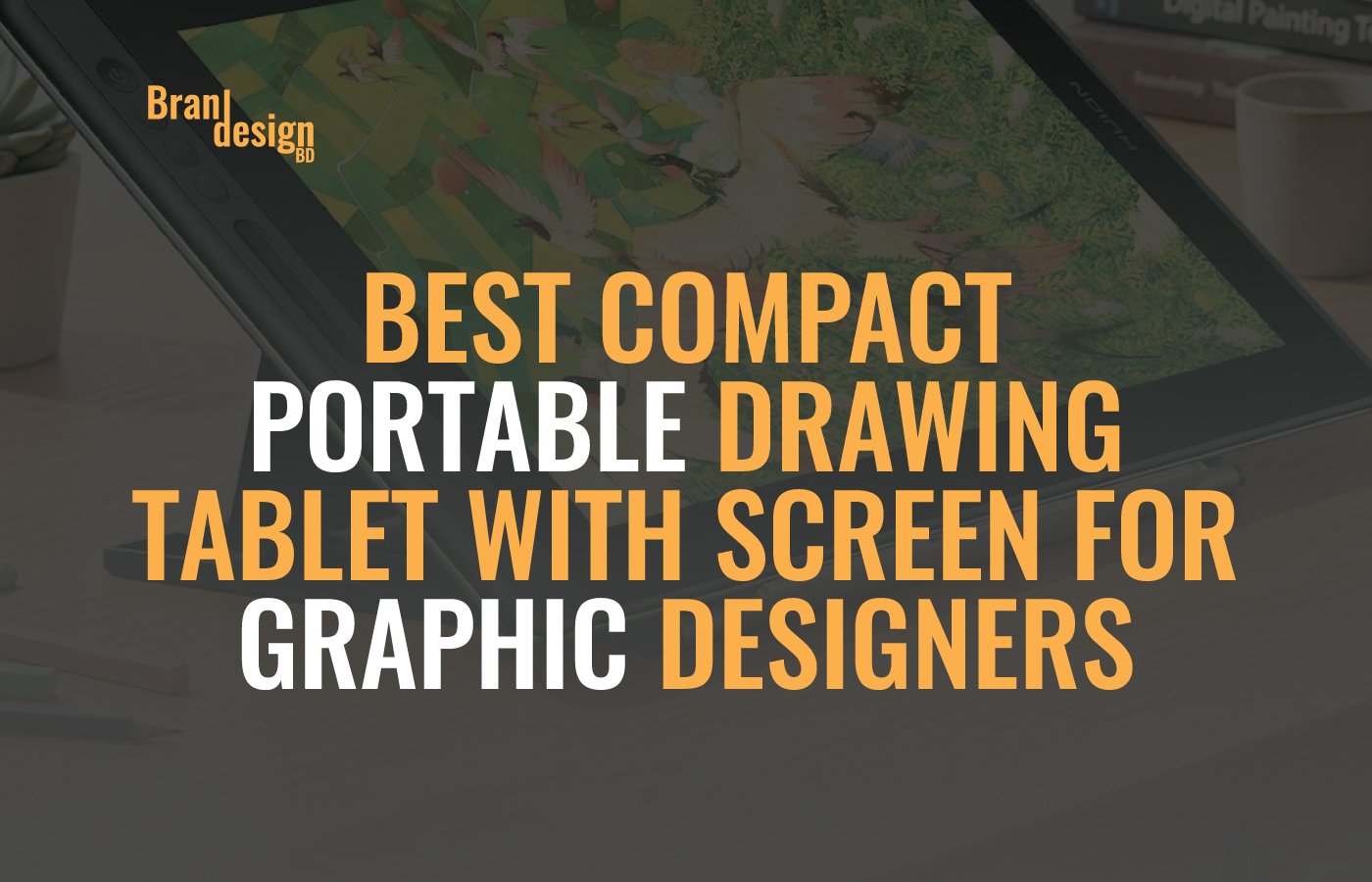 Portable Drawing Tablet with Screen for Graphic Designer