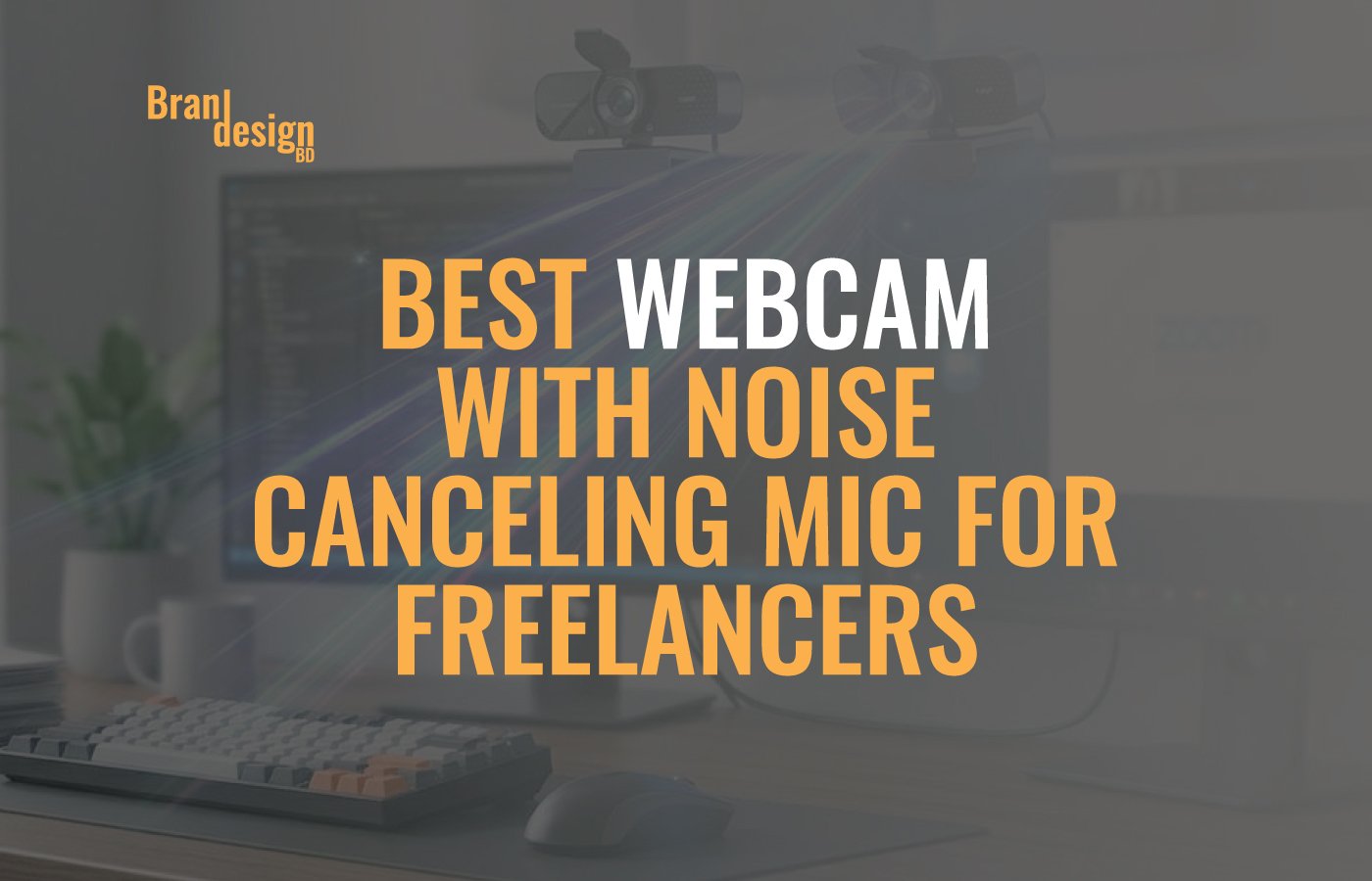 Webcam with Noise Canceling Mic