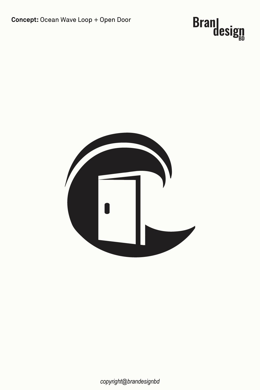 Ocean-Wave-Loop-Logo-Design