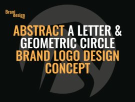 Abstract-A-Letter-&-Geometric-Circle-Brand-Logo-Design-Concept