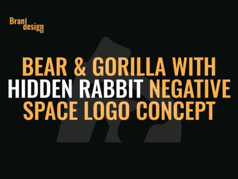 Bear-&-Gorilla-with-Hidden-Rabbit-Negative-Space-Logo-Concept