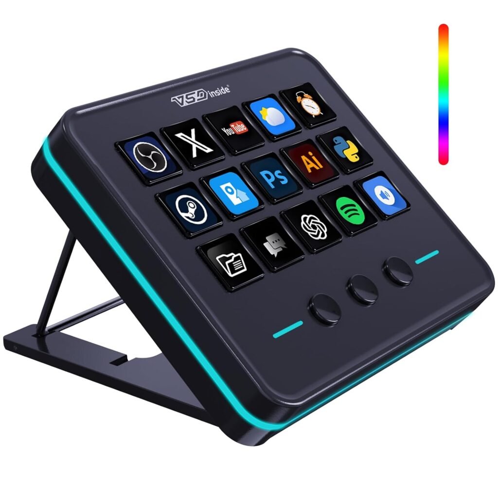 Macro Pad Programmable Keypad, Stream Controller Streaming Deck
