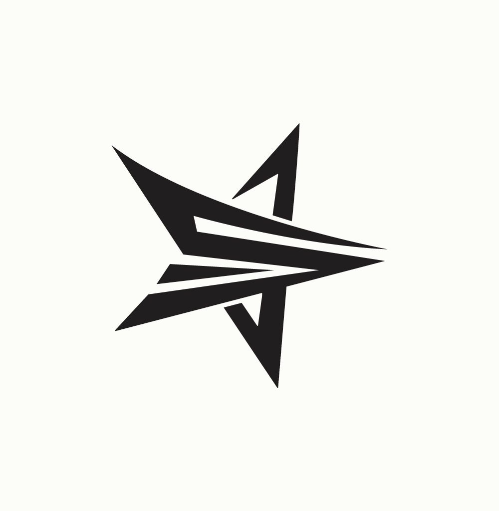 Discover the Letter S & Forward Star Custom Brand Logo Design Concept, combining a bold S monogram with a dynamic forward-pointing star to represent ambition, speed, progress, and success.
