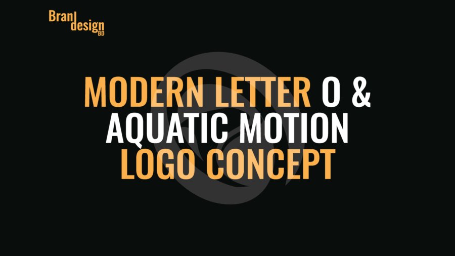 Letter O & Aquatic Motion Logo Concept