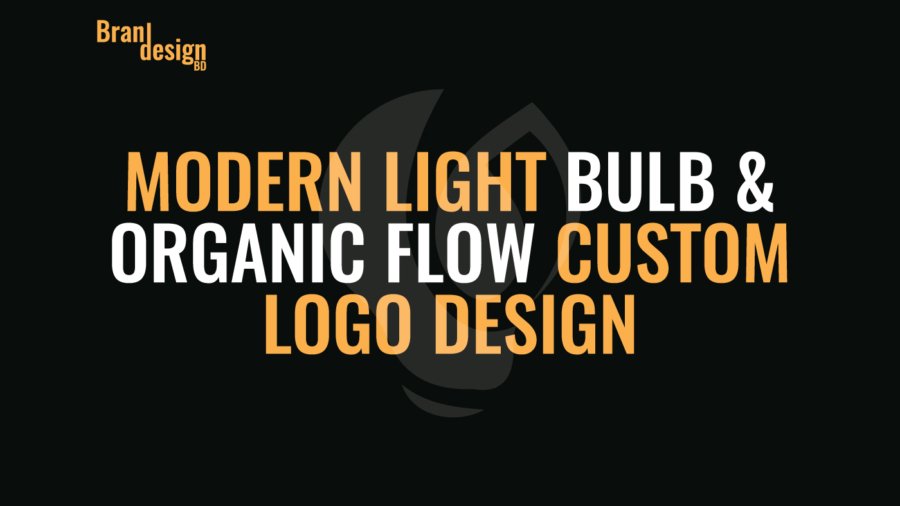 Modern-Light-Bulb-&-Organic-Flow-Custom-Logo-Design