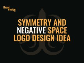 Symmetry and Negative Space Logo Design Idea