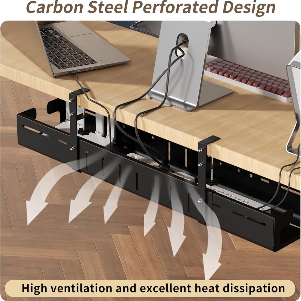 Under Desk Cable Management Tray